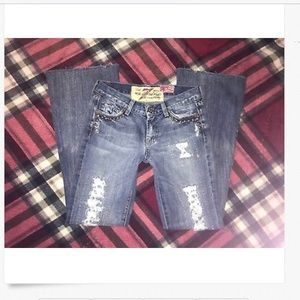 7 For All Mankind Great China Wall Boot Cut Jeans!
